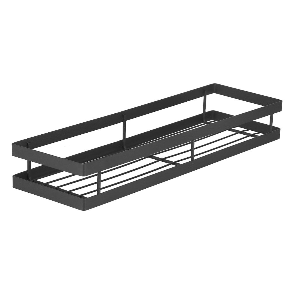 Spice Rack Wall Mounted Seasoning Rack Iron Cabinet Storage Holder Organizer for KitchenLength 40cm 15.7in
