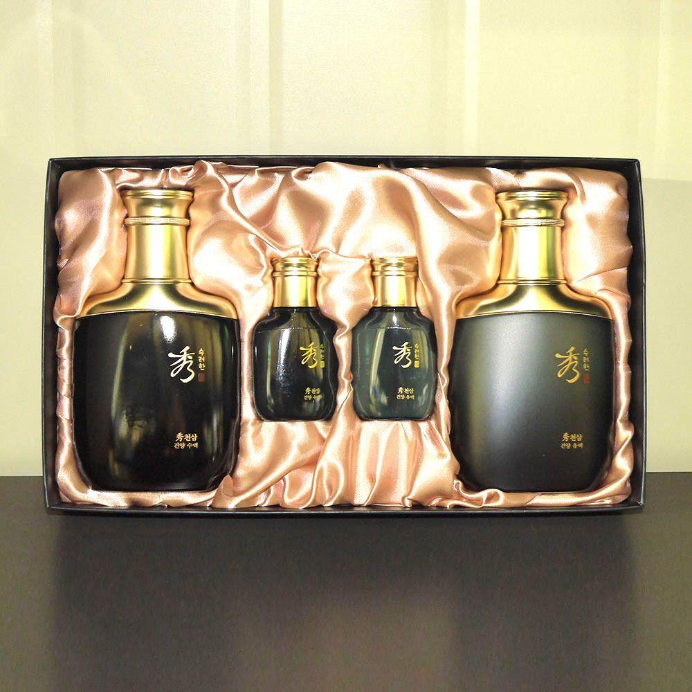 Men s cosmetics QXLGILBV skincare basics Cheonsam Geonyang 2-piece set