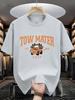 Oversized Disney Cars McQueen Printed Tshirt Men and Women Cotton 2026 Summer Parent Child Top Street Fashion Casual Trend