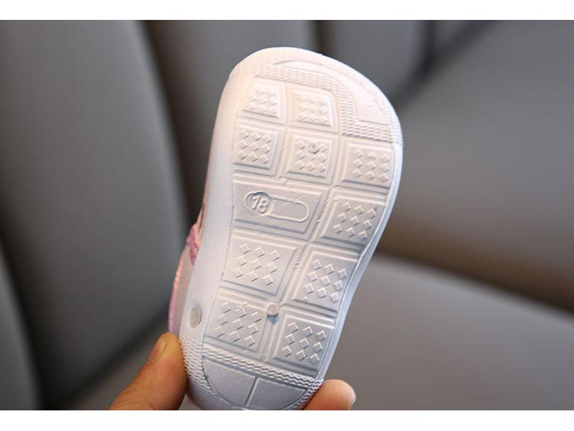 Baby Girl Spring/Summer Soft Sole First Walker Squeaky Sandals for Ages 0-2