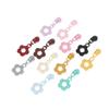 10Pcs Cute Little Flower Zipper Head For #3 Nylon Zippers Suitable For Home Sewing Diy Handmade Zipper Replacement