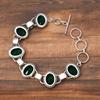 Chrome Diopside Gemstone : 925 Sterling Silver Handmade Multi Gemstone Bracelet Jewelry