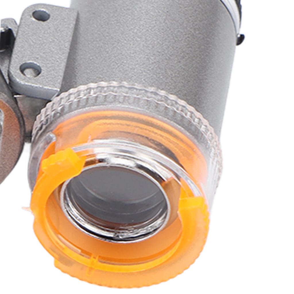 Pocket Microscope 60X Magnification 2 LED Lights 1 UV Light Wide Application Durable ABS Acrylic Portable Microscope