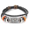 Cowhide Bracelet Simple Stylish Adjustable Snap Design Engraved Wristband for Business Travel Party