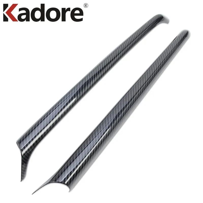 Car Center Console Side Gear Shift Box Frame Cover Trim For Mazda CX-5 CX5 KF 2017- 2024 Carbon Fiber Interior Accessories