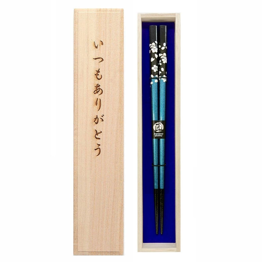 

Chopsticks Silver Cherry Blossom Choose your Comes in a paulownia wood One A perfect gift for Respect for the Aged or any special Suitable for and синий