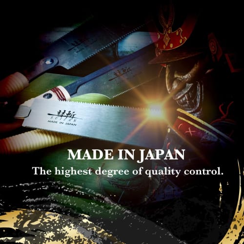 SUIZAN Double-Edged Saw, 180mm - Replaceable Blades, Crosscut and Vertical Saw, Woodworking Saw