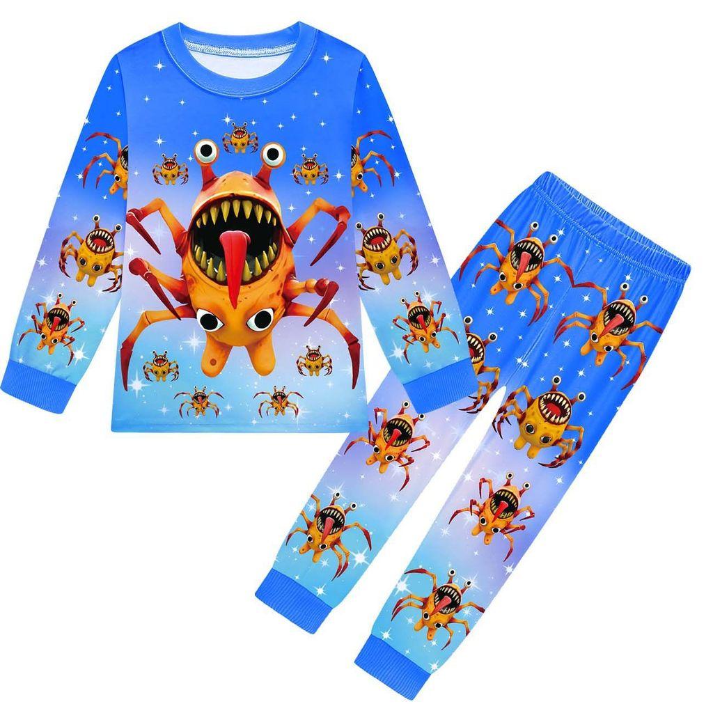 19841 Barn Pojkar Flickor Djursjukhus Långärmad T-shirt Byxor Pyjamas Set