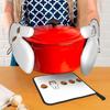 Miffy Pot Stylish and Cute Oven Kitchen Can Be Used On Both Left and Right Set of 2 Heat-Resistant Holders/Oven Mitts, Mitts, Anti-Slip, Anti-Burn,