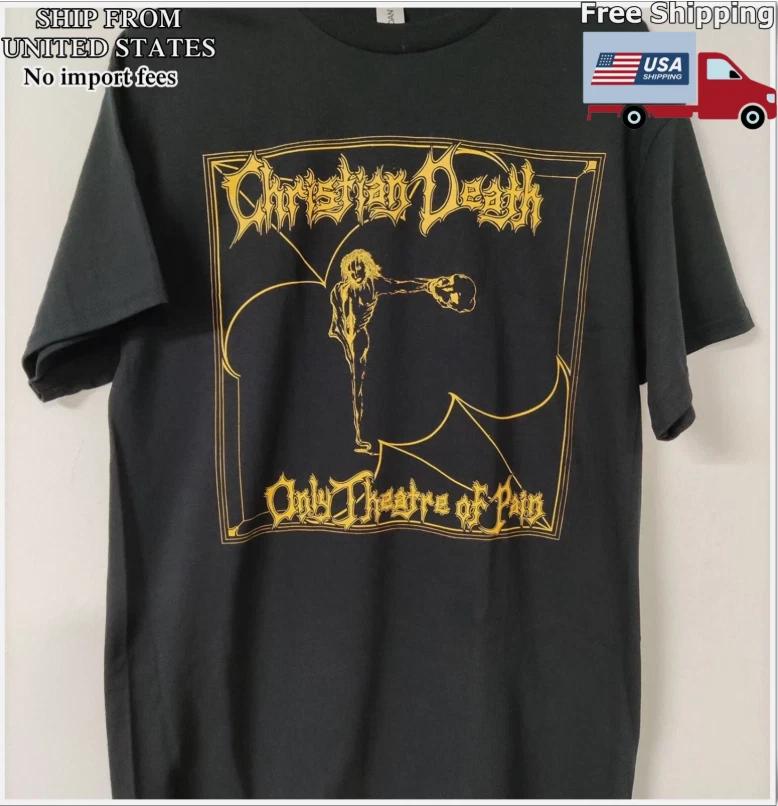 christian death ФУТБОЛКА дезрок готик-рок Унисекс Футболка 3XL