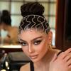 Hair Accessories Bride Crown Snake Crystal Tiara Vintage Bend Rhinestone Headband  Wedding