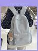 Starry Nylon Girls Backpack With Letter Print For Casual Travel And School Use