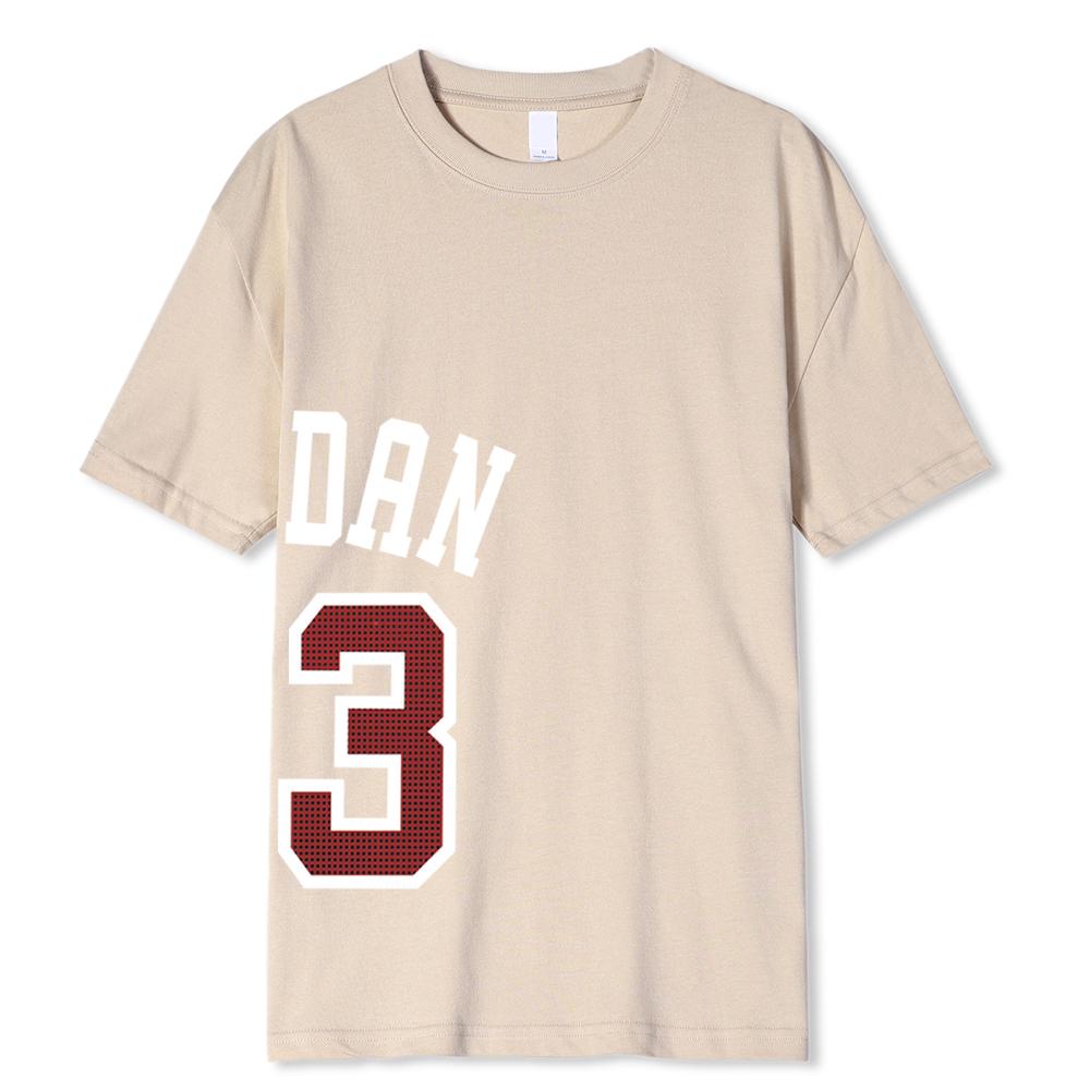 23 Buchstaben Ziffer Street Fashion Druck Herren Damen T-Shirts 100% Baumwolle Hohe Qualität Kurze Ärmel Locker Übergroß S-3XL T-Shirt Tops