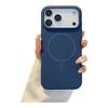 Magnetic Liquid Silicone Phone Case for iPhone 12-17 Series Shockproof Protective Cover