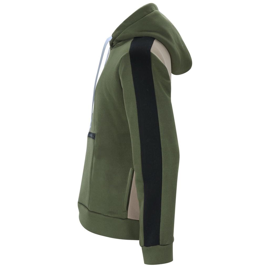 Men's Solid Color Zipper Sweatshirt Hoodie Men's Sports Large Size Casual Sweatshirt