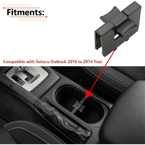 RLB-HILON Cup Holder ert Compatible with Subaru Outback 2010 2011 2012 2013 2014 Year, Cup Holder Divider