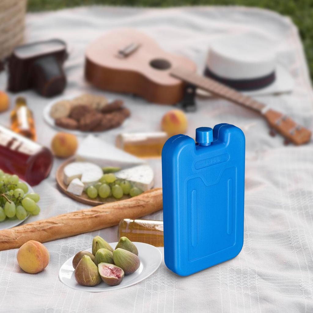 6Pcs Ice Packs for Food Drink Cooling Reusable Lightweight Travel Ice Freezer Blocks for BBQ Picnic Outdoors Family Camping