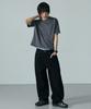 LXT Essential Cotton Wide Curved Chino Pants [Black]