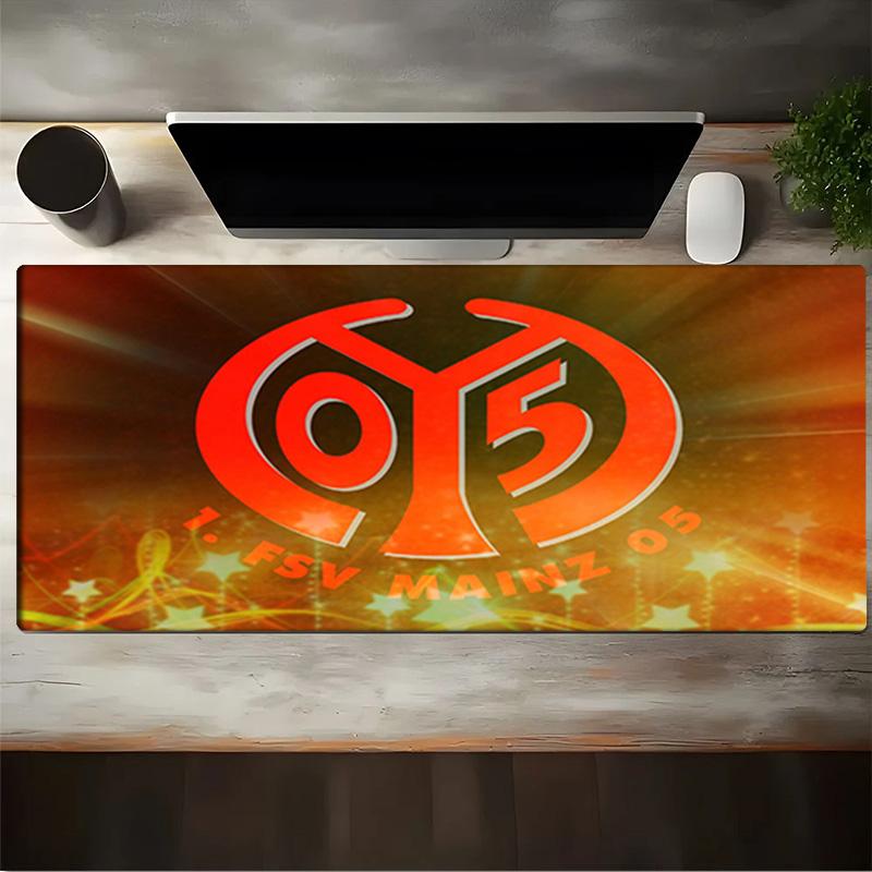 Red Emblem FSV Mainz Mouse pad, Gaming Mouse Pad, keyboard pad, Desk Decor for computer notebook Fan Gift Birthday Gift