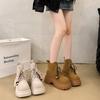 Fashion Fashionable and Versatile Flats Platform Women Ankle Boots Shoes Woman Winter 2025 Fashion Running Walking Comfort Boots