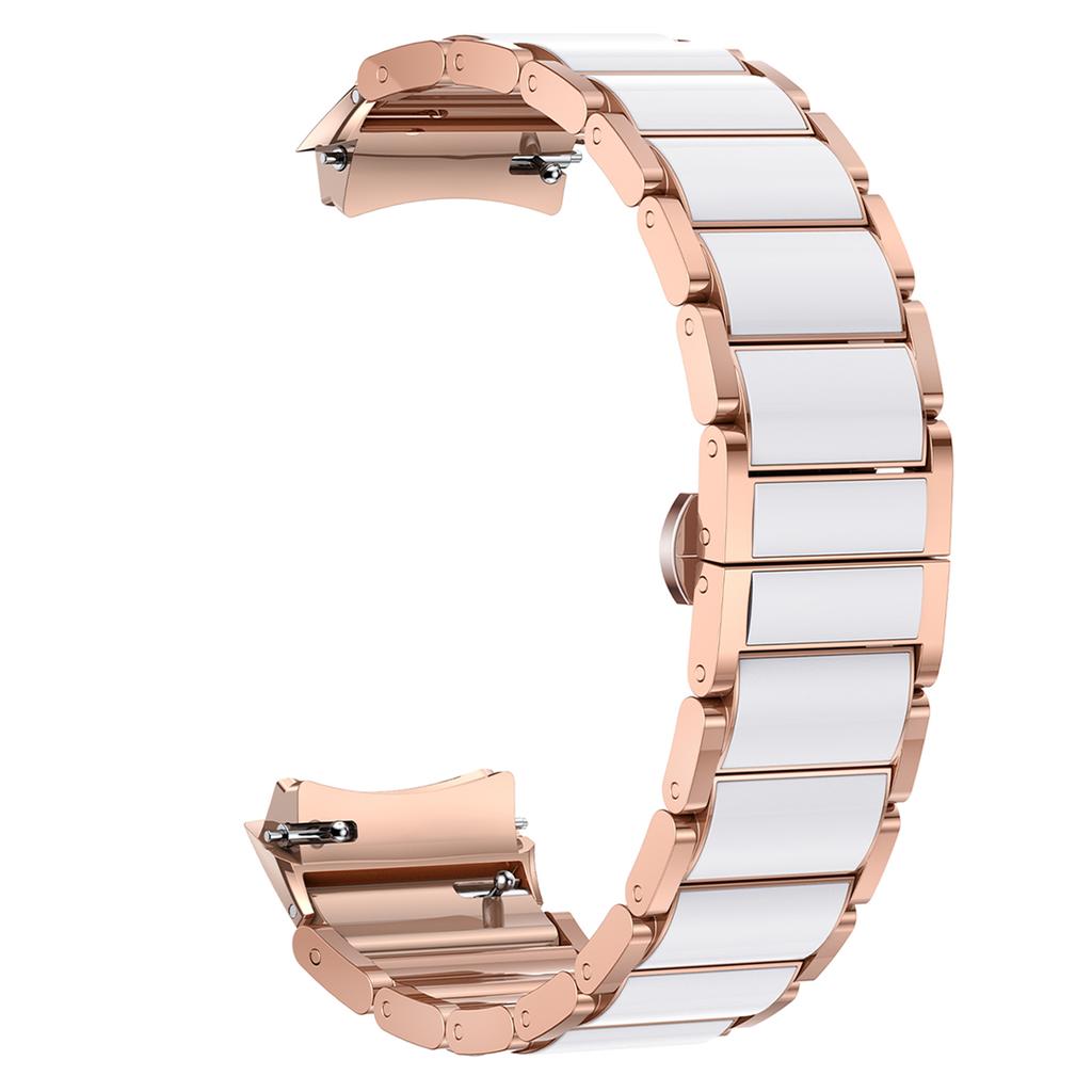 Pro Huawei Watch 5 42mm Řemínek k hodinkám Motýlková spona Pryskyřice Slitina zinku Keramický vzhled Řemínek