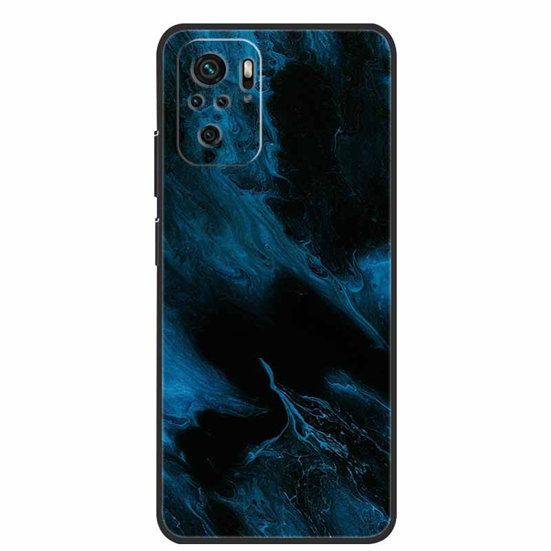 Für Xiaomi Poco M5s Hülle Luxus TPU Weiches Silikon Handy Rückseite für PocoM5s Stoßfest Blumen Niedliche Cartoon Blumen Neue Hülle