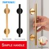 Stick On Cabinet Handles Black Peel And Stick Door Pulls No Drill Drawer Pulls Self Adhesive Handles for Glass Sliding Door