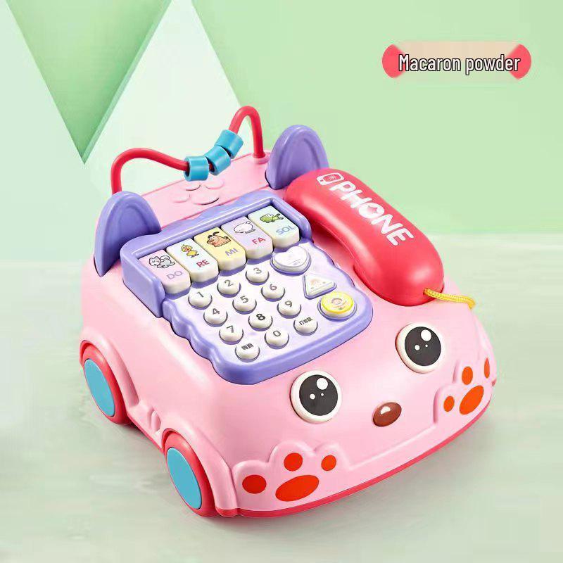 

Детская развивающая игрушка: Музыкальная и сюжетная каталка-телефон