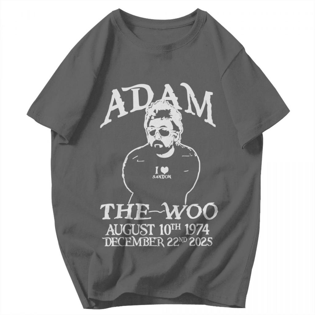 Men T Shirt Adam The Woo RIP Vintage Unique Y2K Graphic Anime Unisex Clothing T Shirts