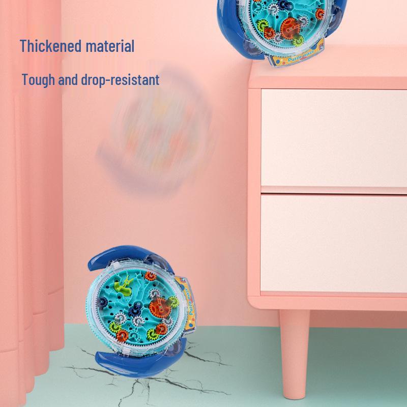Children's Handheld Maze Ball Puzzle - Gear Balance Adventure Toy