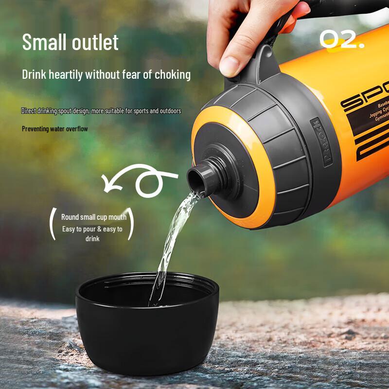 Peacock 2000ml Large Capacity Stainless Steel Thermos
