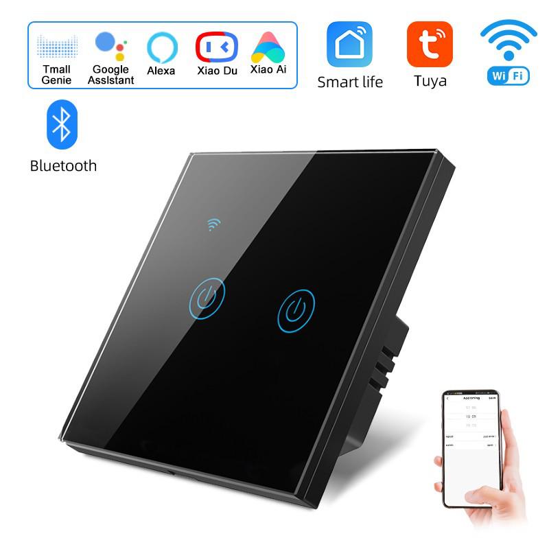 Graffiti Tuya EU Smart WiFi Touch Wall Switch with Alexa Voice Control