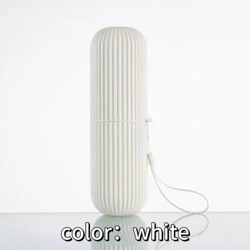 Travel Toileting Cup Toothbrush Cup Toothpaste Storage Box Portable Dental Appliance Box Toothbrush Bucket Simple Mouthwash Cup