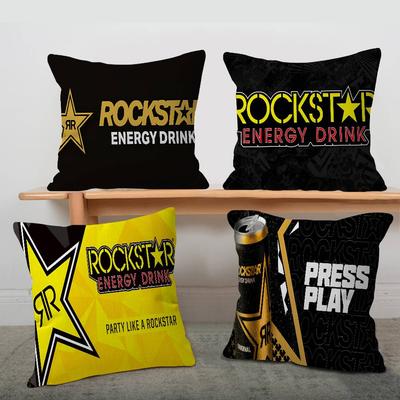 Fundas de almohada R-Rockstar Energy Drink Ropa de cama para el hogar Funda de almohada decorativa Funda de almohada súper suave para bodas