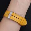 22mm 20mm Watch Band Cowhide Watchband for Huawei GT3 for Samsung Strap for Men Steel Pin Buckle High Quality Wrist Bracelet
