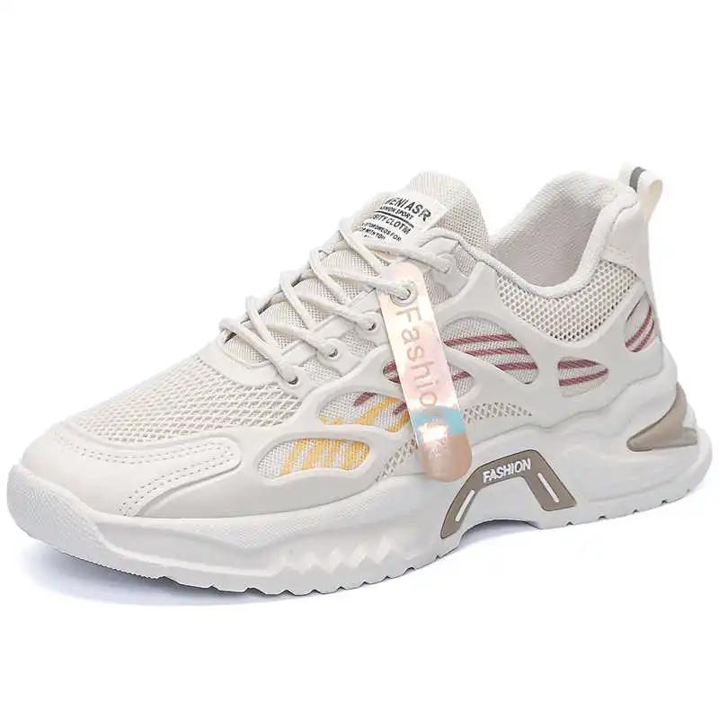 With Ties Non-slip Sole Woman Summer Sneakers Woven Women Shoes Flats Beige Woman Boots Sports Tines 2025outdoor Lofer