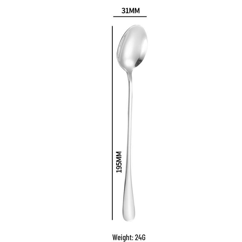 1010 Stainless Steel Western Cutlery Set: Steak Knife, Fork, Spoon, Dessert Spoon, Serving Fork, and Ice Spoon.