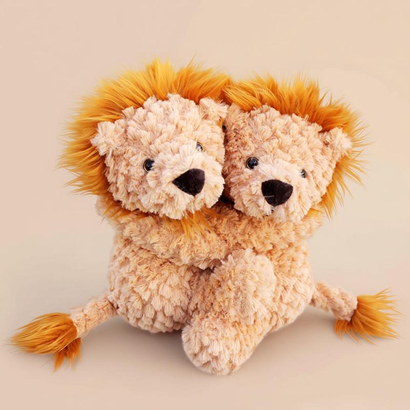 Plush Lion Toy Soft Cuddle Animal Snuggle Pillow For Kids And Adults
