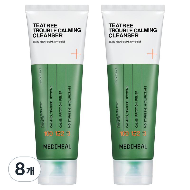 Mediheal Tea Tree Trouble Soothing Cleansing Foam, 120ml, 8 pcs