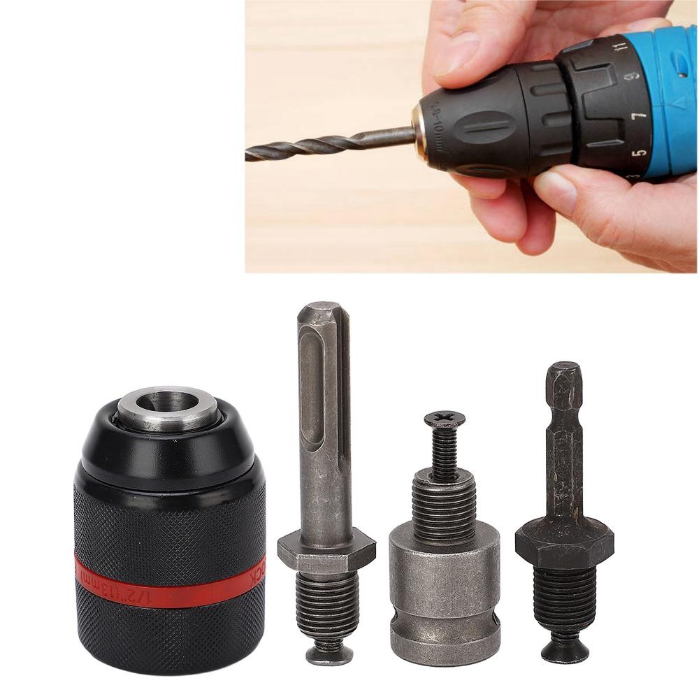 1/2-20UNF Mount Keyless Drill Chuck 2-13mm Capacity Quick Change Chuck For Hammer Drill