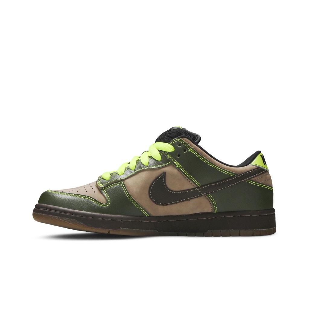 Nike Dunk Low Pro SB 'Jedi' (Unisex) Khaki / Baroque Brown-Safari Skateboard Shoes 304292 222