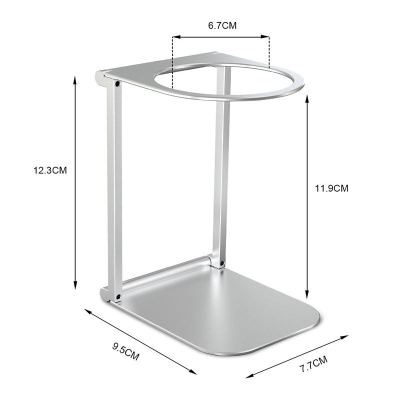 Aluminum Alloy Coffee Drip Stand Lightweight Foldable Portable 1 Cup Brewing Tool for Camping Travel 2
