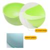 4Pcs Plastic Colander Rice Washer Vegetable Strainer with Fine Mesh Food-Grade Stackable Kitchen Strainer Basket Colander for Washing Draining Storage
