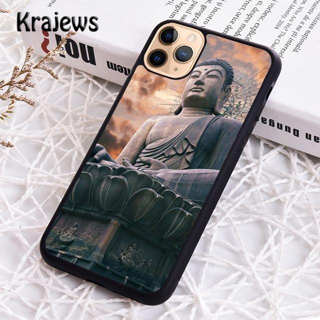Krajews Gautama Buddha Soft Phone Case Cover For iPhone 17 Air 16 15 14 plus 11 12 13 pro max coque Shell Fundas