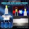 2 ks 6stranných 30000LM 3D H7 CSP LED žárovek do světlometů Canbus 360° H1 H11 HB3 HB4 9012 Hir2 Led H8 9006 9005 Auto Turbo světlomet 80W Auto žárovka 12V 6000K