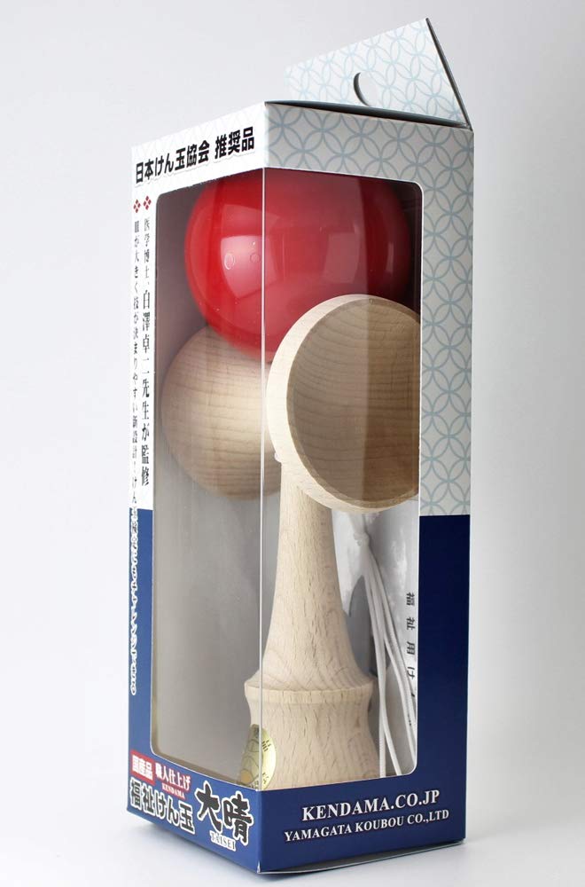 Recommended by the Japan Kendama Welfare Kendama Made in Japan Yamagata Workshop Association "Taisei" Red, (TAISEI KENDAMA)