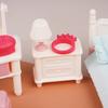 Bedroom Simulation Dressing Furniture Model Mini Children'S Play House Toy Cute Doll House Ornament Diy Scene