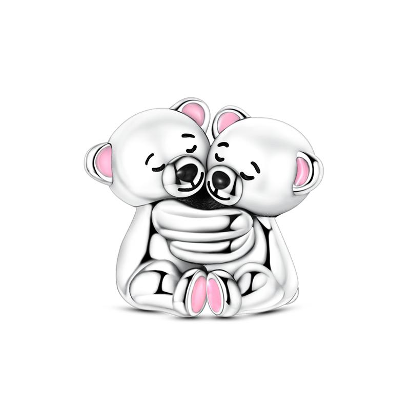 

Copper Chameleon Charms Bead Zirconium Golden Love Mom Gift Cute Pets Pendants Fit Original Bracelet Diy Jewelry