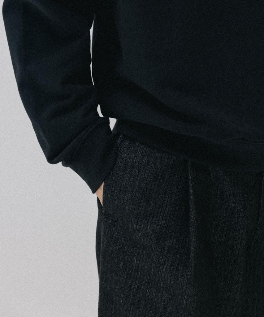 BLANKROOM Herringbone Twill Pants_Black