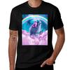 Rainbow Llama Cat Llama TShirt Casual Loose Short Sleeve Tee for Unisex